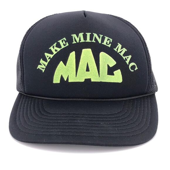 90s Mac Tools Make Mine Mac trucker hat 1990s vintage - Picture 1 of 6